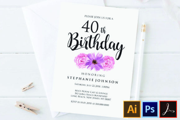 40th Surprise Birthday Invitation: The Ultimate Digital Solution for Milestone Celebrations