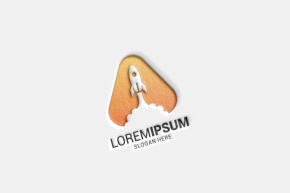 A Letter - Rocket Logo: A Versatile Vector Identity for Growing Brands