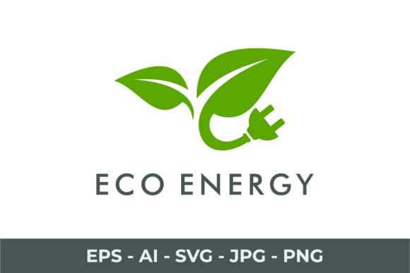 Eco Energy Logo Template: Electric Icon for Modern Brands