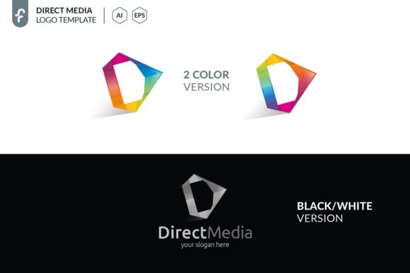 Elevating Brand Identity with the Play Media - Letter D Logo: A Minimalist Masterpiece