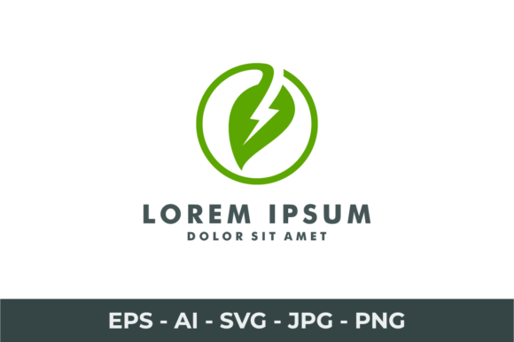 Green Energy Logo Template, Electrical