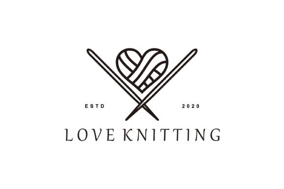 Knitting and Love Symbol Outline Vector: A Practical Evaluation for Designers