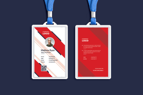 Professional ID Card Template Design for Modern Brands