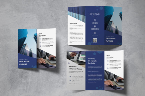 TriFold Brochure: A Modern Corporate Template